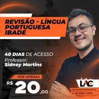 Reviso Lngua Portuguesa - IBADE - Sidney Martins